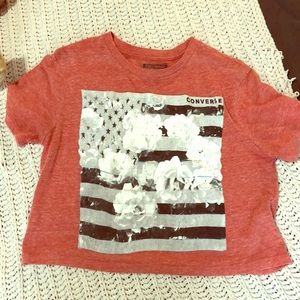Converse Crop Top